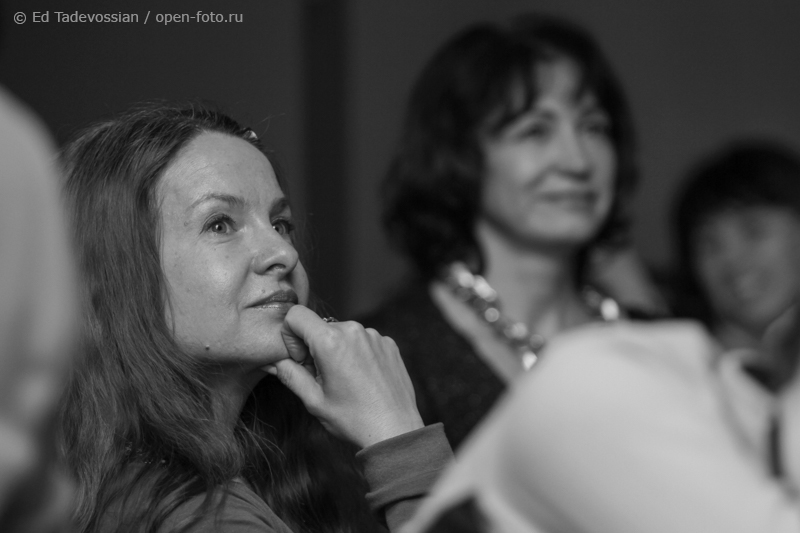 Наталья Смирнова на мастер-классе фотошколы OPEN FOTO. Автор фото - Эдуард Тадевосян