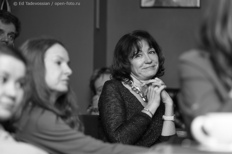 Светлана Краснова на мастер-классе фотошколы OPEN FOTO. Автор фото - Эдуард Тадевосян