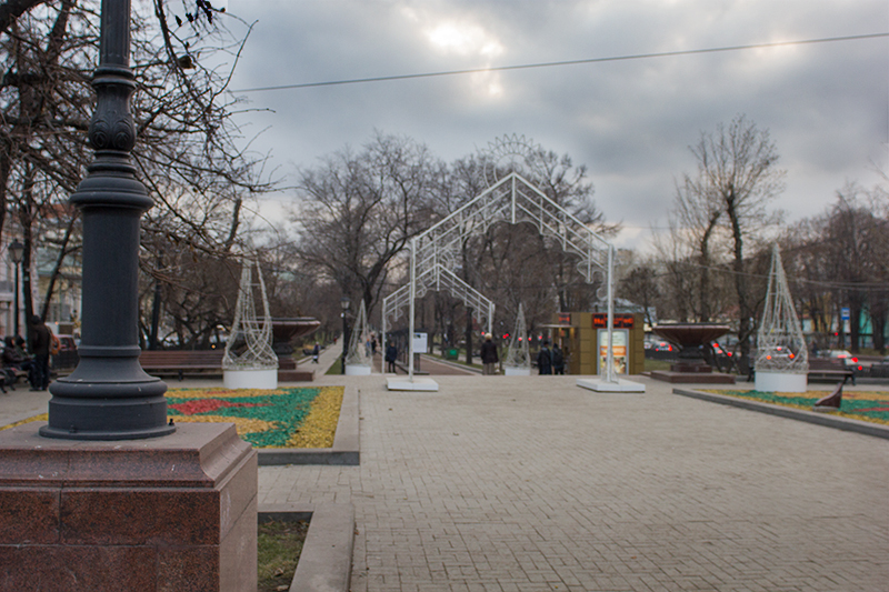 Место встречи участников фотопрогулки «Графика московских бульваров» 