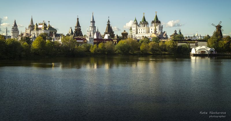 Измайловский остров. Вид на Измайловский Кремль. Фото: Екатерина Нестерова
