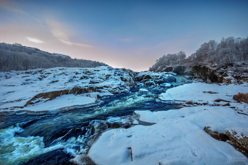 Съемка зимнего пейзажа. Фото: Евгений Колков