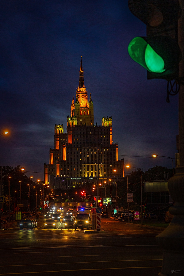 Ночная Москва. Фото: Евгений Колков