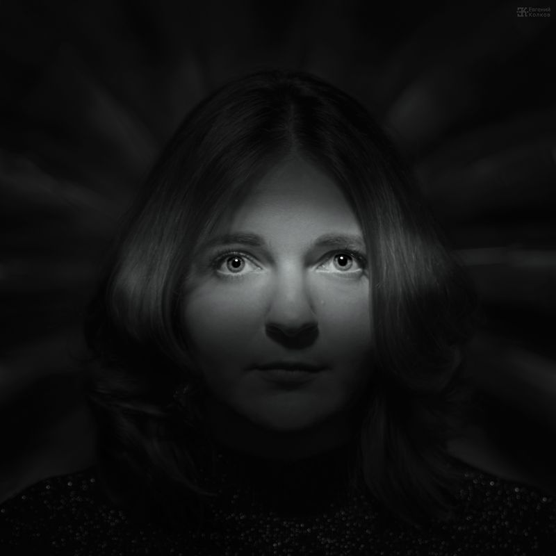 Черно-белый портрет. Фото: Евгений Колков