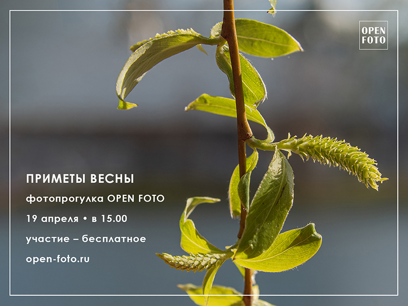 Приметы весны. Фотопрогулка OPEN FOTO