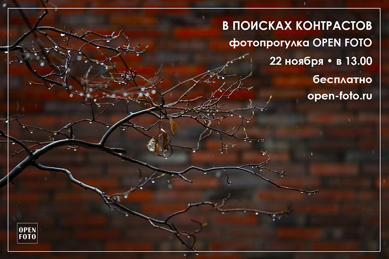 В поисках контрастов. Фотопрогулка OPEN FOTO В поисках контрастов. Фотопрогулка OPEN FOTO