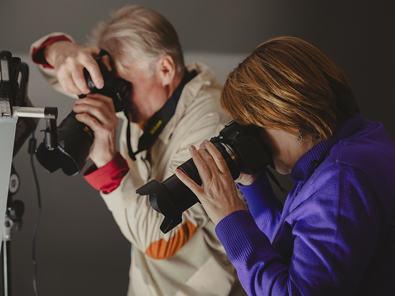 На занятии Школы фотографии OPEN FOTO. Фото: Анна Федорова