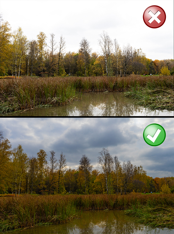 «Выбитое» небо. Учебное пособие OPEN FOTO